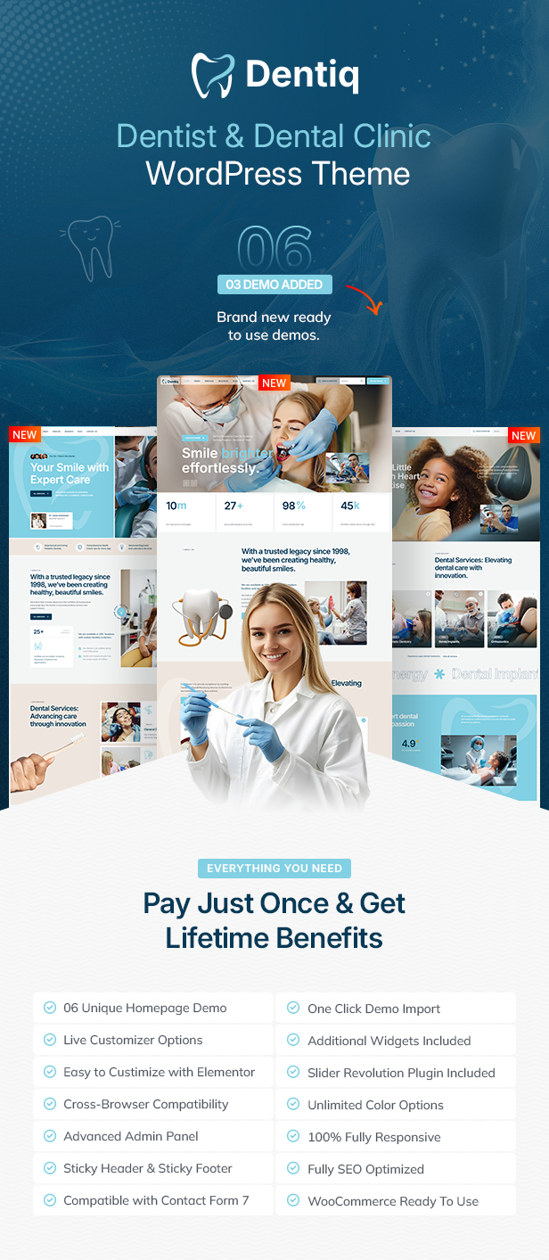 Dentiq - Dental & Medical WordPress Theme