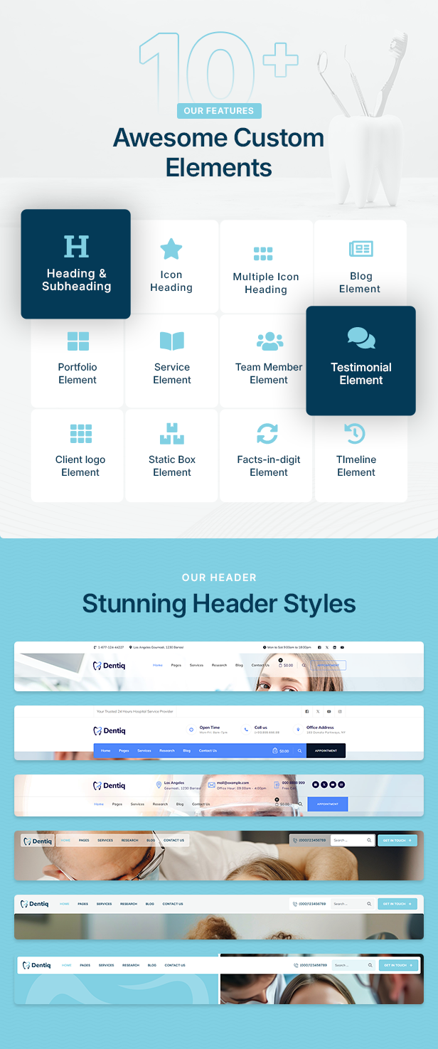Dentiq - Dental & Medical WordPress Theme