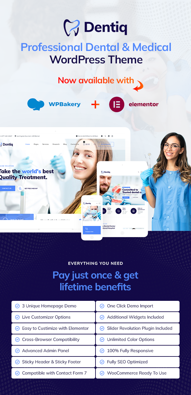 Dentiq WordPress Theme